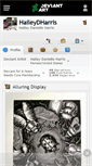Mobile Screenshot of haileydharris.deviantart.com