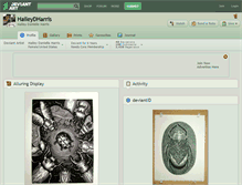 Tablet Screenshot of haileydharris.deviantart.com