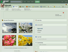 Tablet Screenshot of bjjowett.deviantart.com