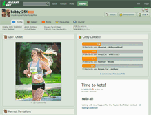 Tablet Screenshot of bobbyj251.deviantart.com