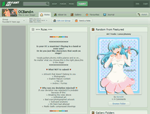 Tablet Screenshot of ocband.deviantart.com