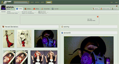 Desktop Screenshot of amelyia.deviantart.com
