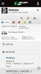 Mobile Screenshot of deahara.deviantart.com