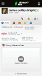 Mobile Screenshot of james-lemay-graphix.deviantart.com