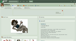 Desktop Screenshot of darkfurre.deviantart.com