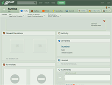 Tablet Screenshot of huntino.deviantart.com
