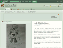 Tablet Screenshot of darkoverlordskull.deviantart.com