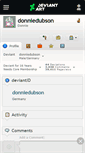 Mobile Screenshot of donniedubson.deviantart.com