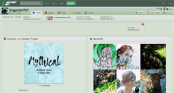 Desktop Screenshot of dragongirl787.deviantart.com