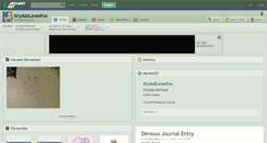 Desktop Screenshot of krystallovesfox.deviantart.com