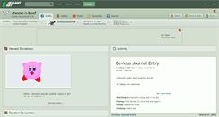 Desktop Screenshot of cheese-n-beef.deviantart.com
