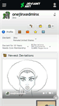 Mobile Screenshot of onejinxedminx.deviantart.com