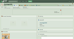 Desktop Screenshot of musclegod300.deviantart.com