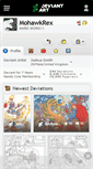 Mobile Screenshot of mohawkrex.deviantart.com
