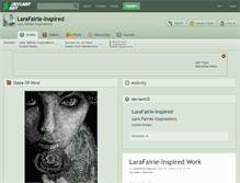 Tablet Screenshot of larafairie-inspired.deviantart.com