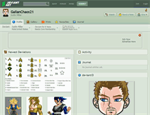 Tablet Screenshot of galianchaos21.deviantart.com