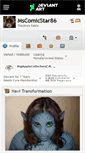 Mobile Screenshot of mscomicstar86.deviantart.com