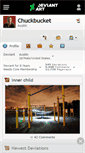 Mobile Screenshot of chuckbucket.deviantart.com
