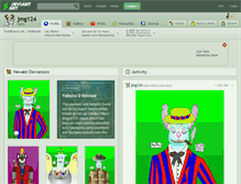 Tablet Screenshot of jmg124.deviantart.com
