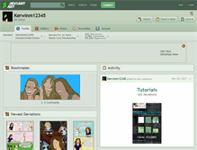 Tablet Screenshot of kerwinm12345.deviantart.com
