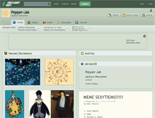 Tablet Screenshot of pepper-jak.deviantart.com
