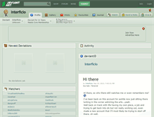 Tablet Screenshot of interficio.deviantart.com