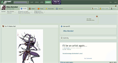 Desktop Screenshot of miss-monster.deviantart.com