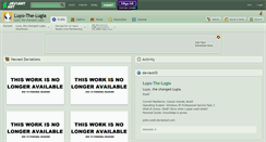 Desktop Screenshot of luyo-the-lugia.deviantart.com
