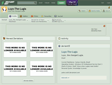 Tablet Screenshot of luyo-the-lugia.deviantart.com