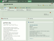Tablet Screenshot of can-you-see-me.deviantart.com