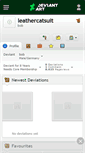 Mobile Screenshot of leathercatsuit.deviantart.com