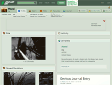 Tablet Screenshot of monsi.deviantart.com