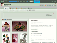 Tablet Screenshot of ameumi36.deviantart.com