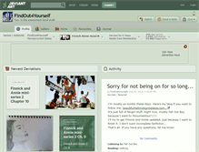 Tablet Screenshot of findout4yourself.deviantart.com