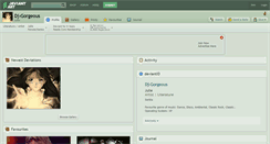 Desktop Screenshot of dj-gorgeous.deviantart.com