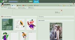 Desktop Screenshot of animegirlp.deviantart.com