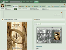 Tablet Screenshot of deusuum.deviantart.com