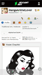 Mobile Screenshot of mangaanimelover.deviantart.com