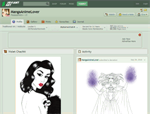 Tablet Screenshot of mangaanimelover.deviantart.com