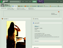 Tablet Screenshot of mikey-j.deviantart.com