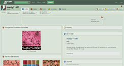 Desktop Screenshot of mandy71480.deviantart.com