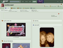 Tablet Screenshot of lynettecooper.deviantart.com
