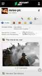 Mobile Screenshot of melee-pic.deviantart.com