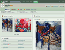 Tablet Screenshot of ppunker.deviantart.com