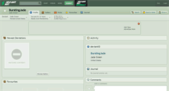 Desktop Screenshot of burstingjade.deviantart.com