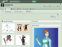 Tablet Screenshot of jamesdawsey.deviantart.com