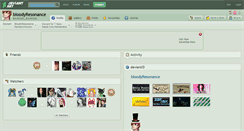 Desktop Screenshot of bloodyresonance.deviantart.com