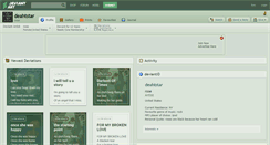 Desktop Screenshot of deahtstar.deviantart.com