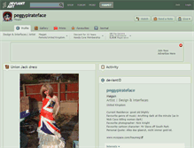 Tablet Screenshot of peggypirateface.deviantart.com