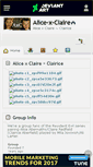 Mobile Screenshot of alice-x-claire.deviantart.com